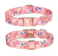 Sunny Bloom Cotton Pet Collar
