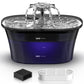 Automatic Cat Water Fountain Dog Water Dispenser with 3 Replacement